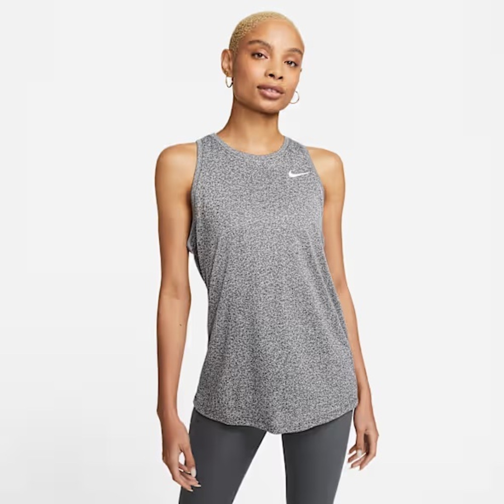 Nike Gray Relaxed Muscle Tee‎ Sleeveless